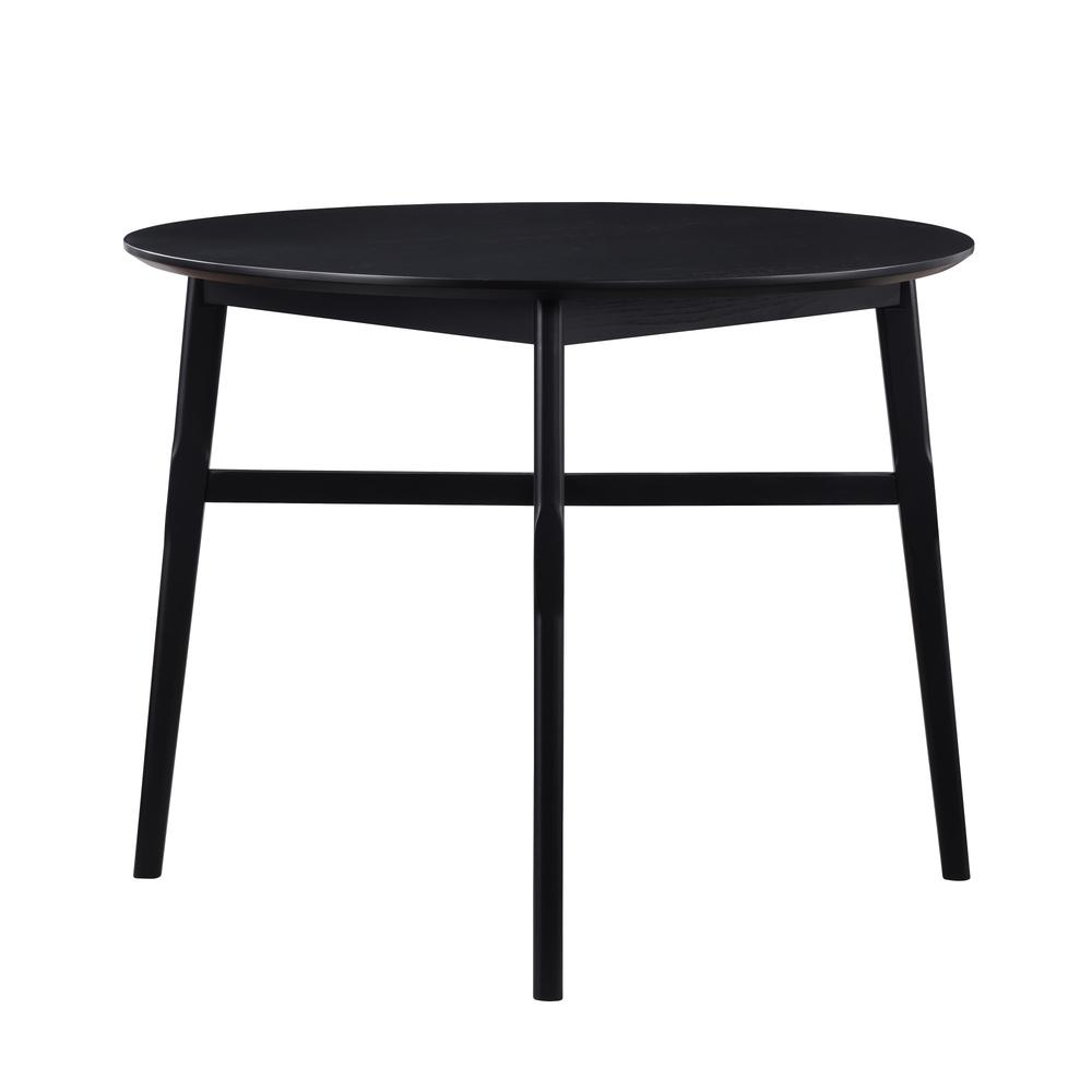 Midnight Oslo 24-inch counter stool by Start2Finish with wooden legs and cushioned seat, suitable for kitchen or bar counter.