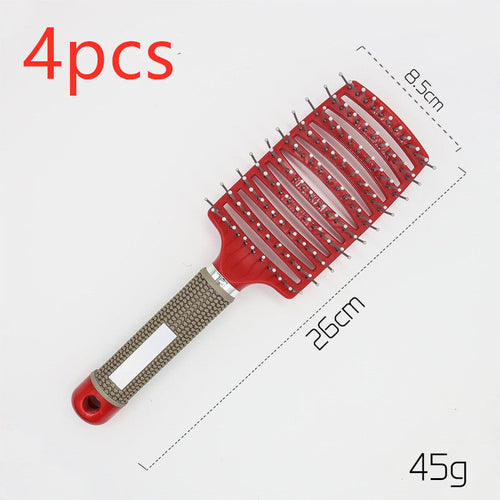 CJDropshipping anti-knot hairbrush for women with detangling bristles, designed to smooth and untangle hair easily.