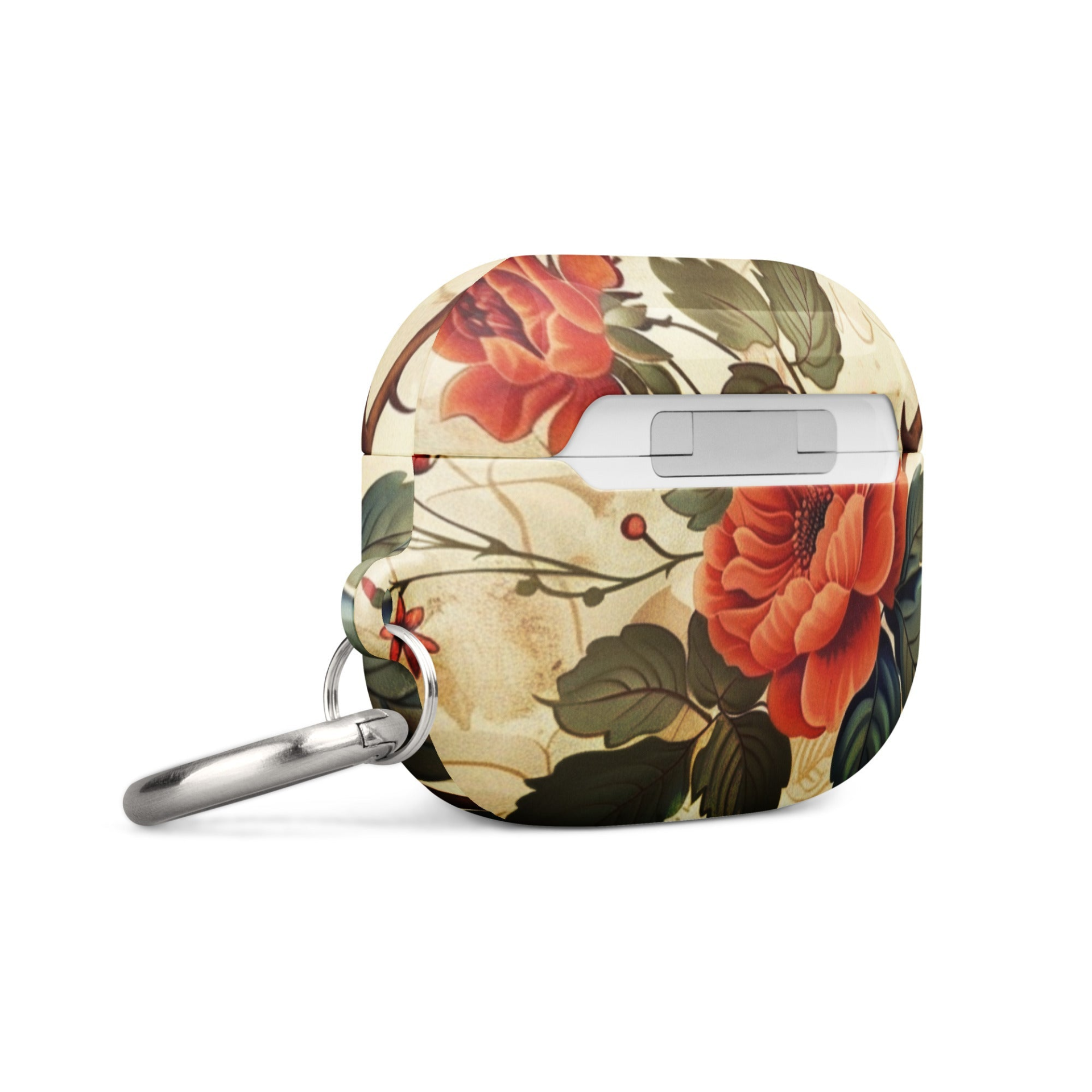 Start2Finish Flowers 2 case for AirPods with colorful floral design, protective silicone cover for wireless earbuds.
