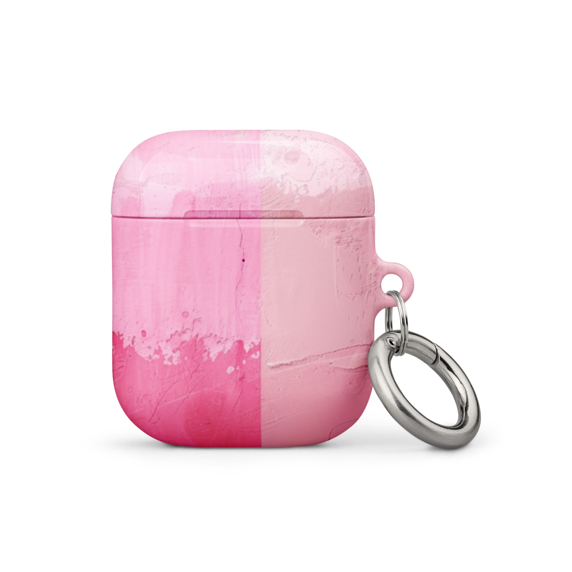 Pink palette case for AirPods by Start2Finish, featuring a colorful, artistic design for stylish protection of wireless earbuds.