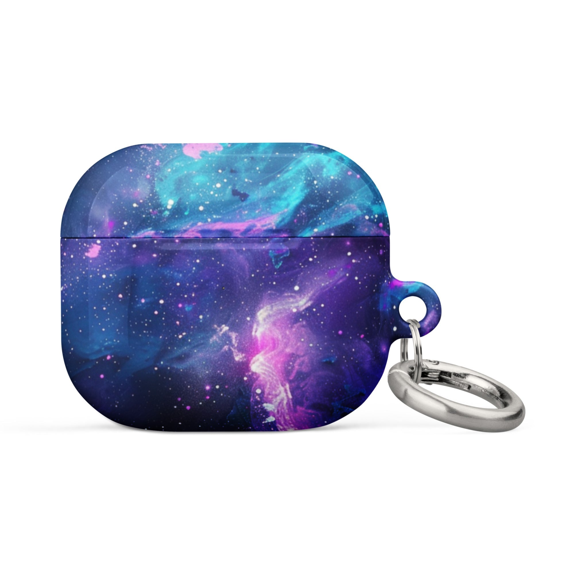 Start2Finish Galaxy 1 case for AirPods, black protective electronics cover, shows sleek design and secure fit for wireless earbuds.