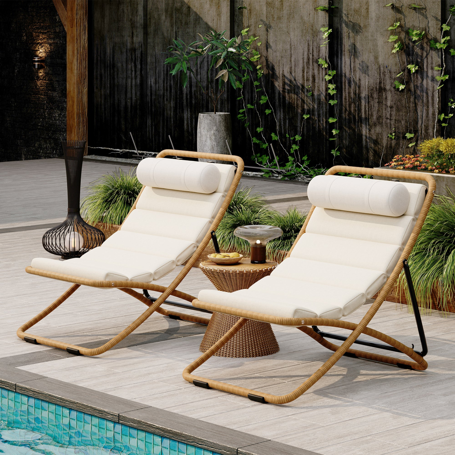 Black accent chair with yellow rattan armrests, modern living room furniture by Start2Finish, featuring a stylish and comfortable design.