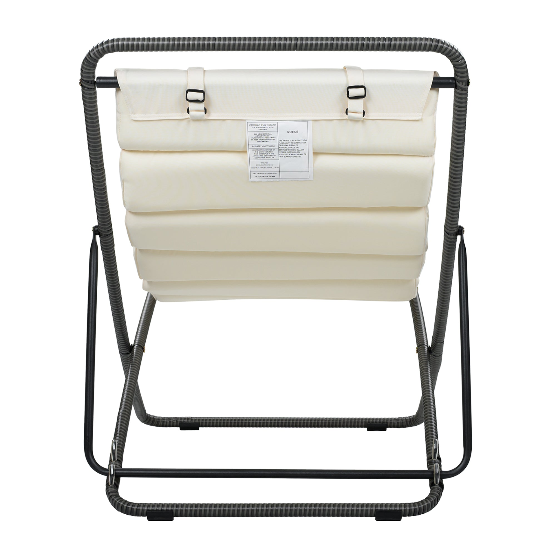 Black accent chair with yellow rattan accents, stylish furniture piece for living room decor by Start2Finish