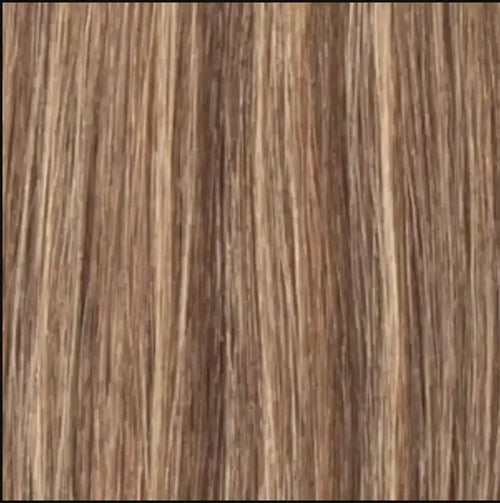 Peach Clymene Holly straight HD lace human hair wig with 2x6 lace closure, showcasing sleek, natural hair texture and lace detail.