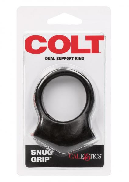 Black Colt Snug Grip Enhancer Ring by Start2Finish, designed for improved grip and comfort in adult products.