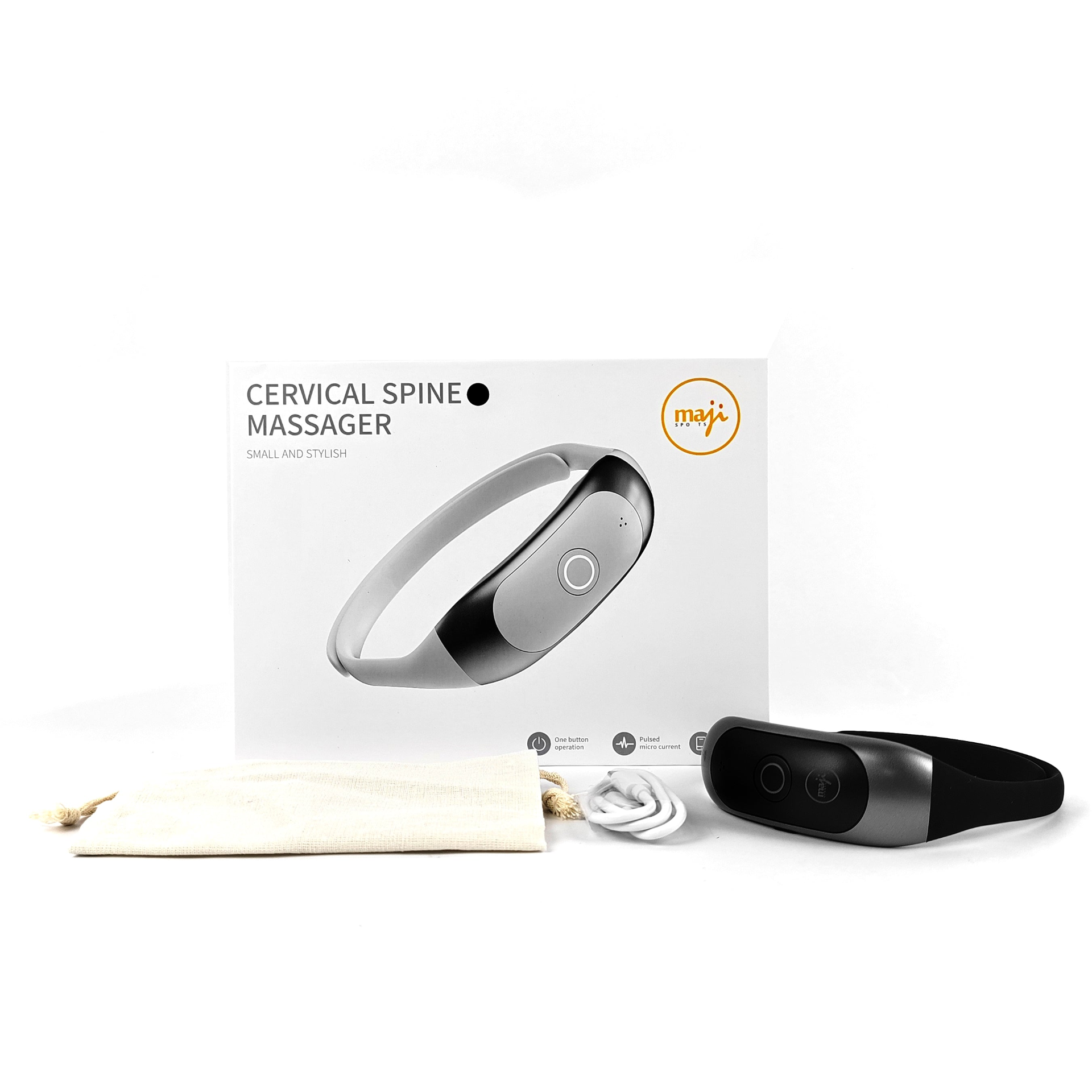 Start2Finish VitaCervix cervical neck massager with ergonomic design and adjustable straps for targeted neck relief.