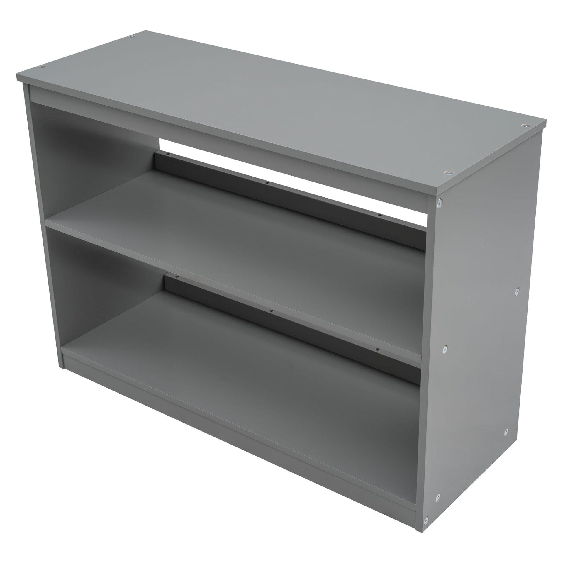 Twin size solid wood Low Loft Bed with built-in cabinets and rolling desk, ideal for bedroom or study space by Start2Finish
