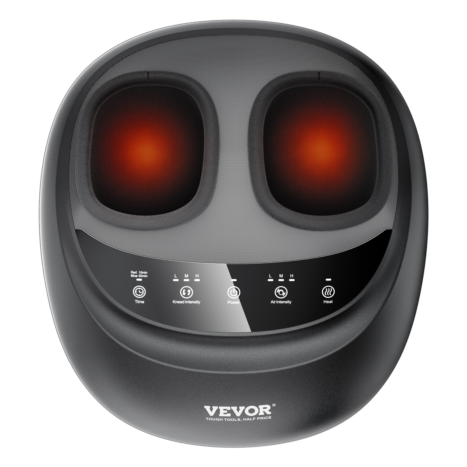 Start2Finish VEVOR foot massager machine with heat, deep-kneading, compression, and Shiatsu for plantar fasciitis and neuropathy relief.