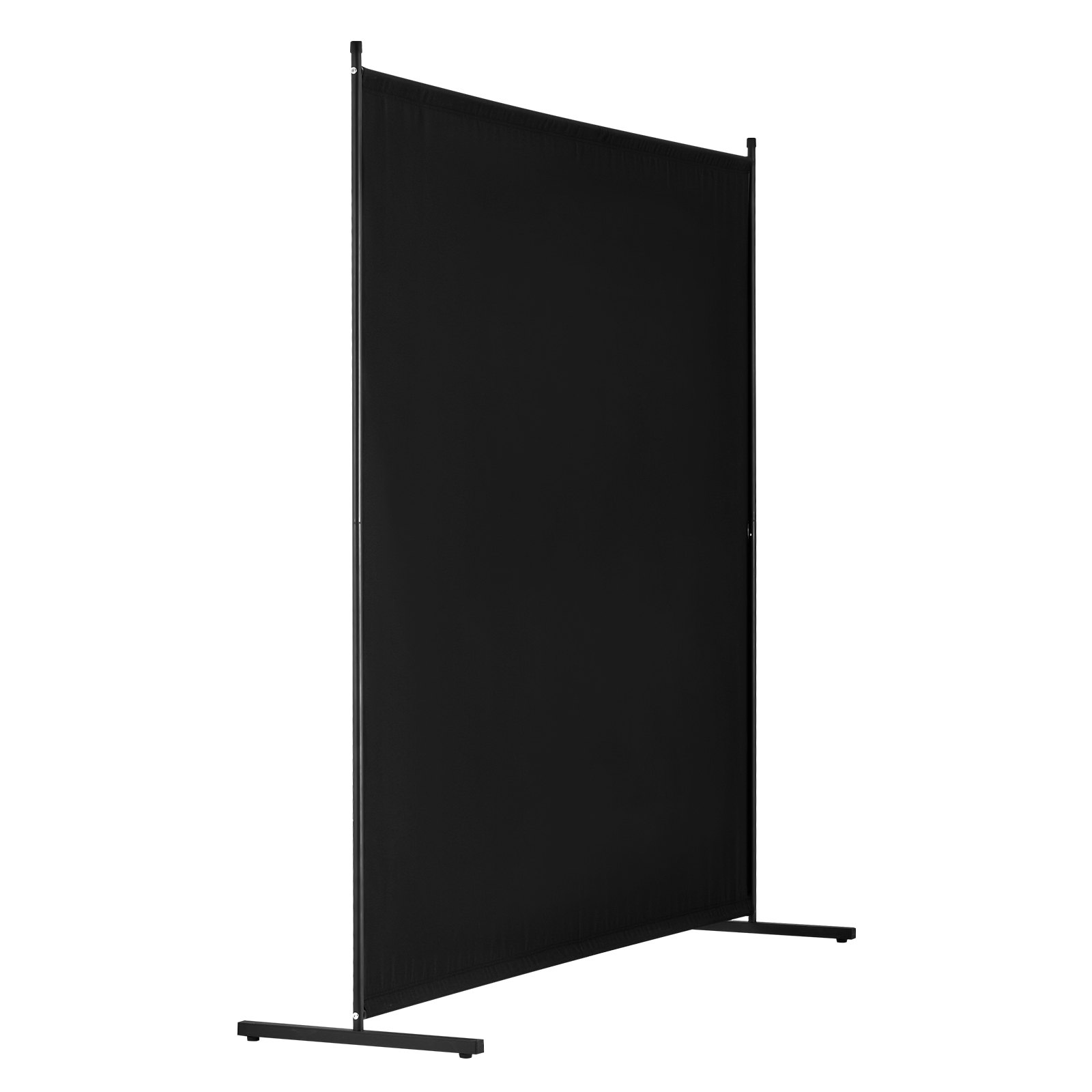 Start2Finish black 6ft freestanding room divider panel for indoor privacy, ideal for office or bedroom room separation.