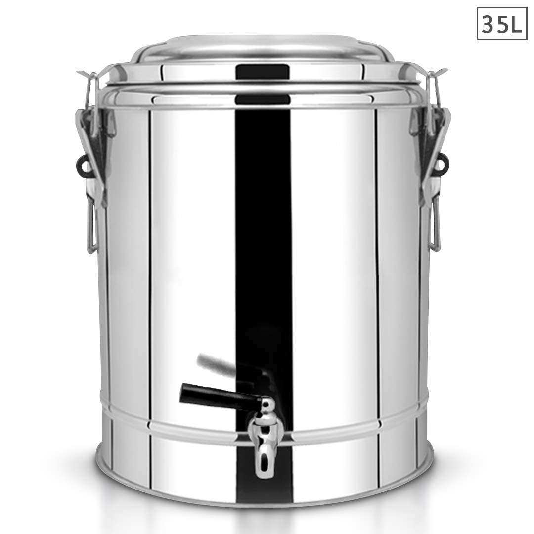Start2Finish SOGA 9.3-gallon insulated dispenser pot for home use, with a large capacity and durable design.
