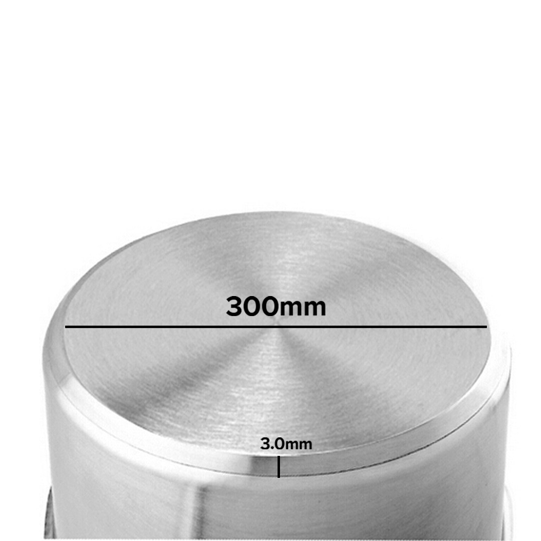 Start2Finish SOGA 5.55-gallon stainless steel stock pot, heavy-duty 18/10 home cookware with thick, durable construction.