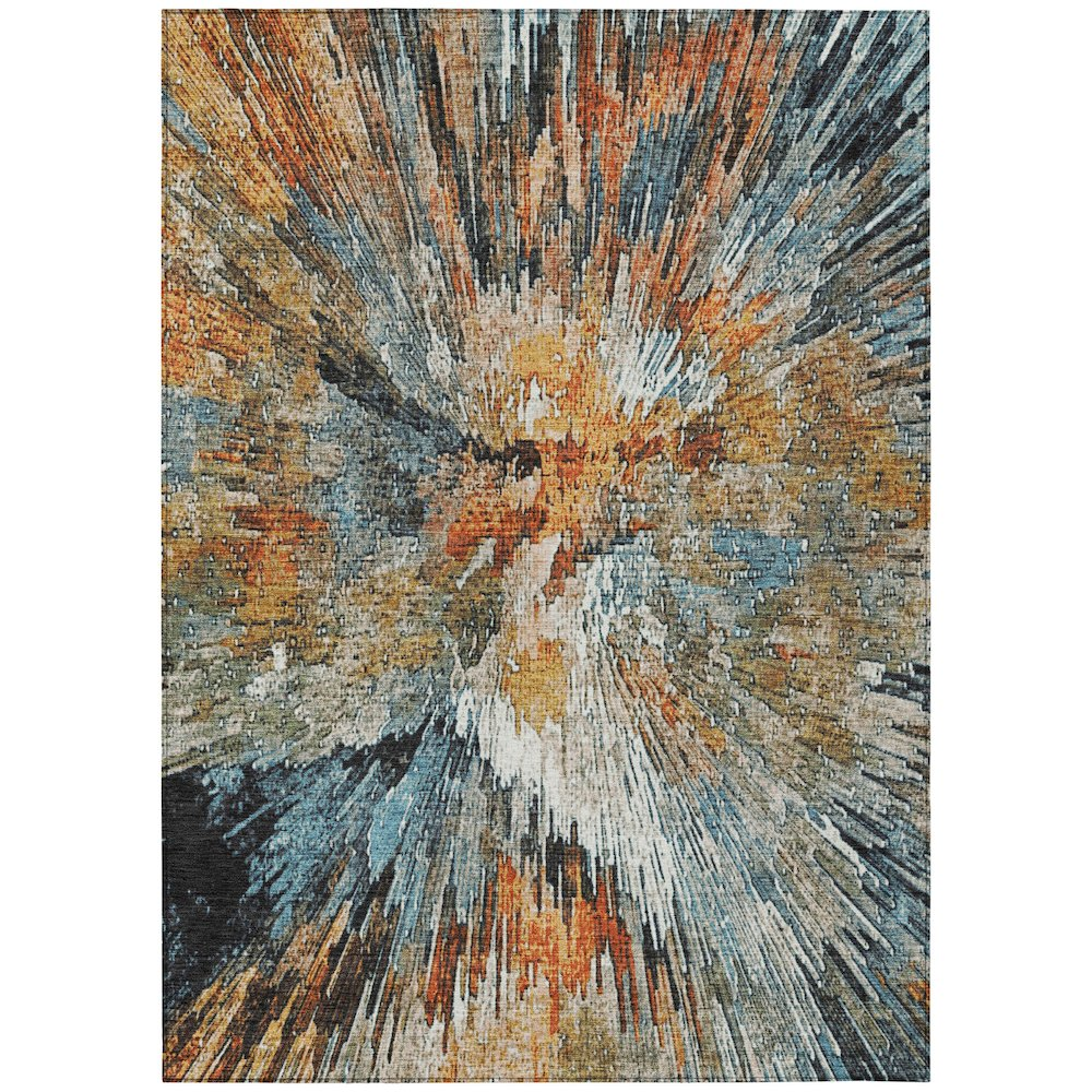 Start2Finish brown indoor/outdoor Chantille rug, 8&