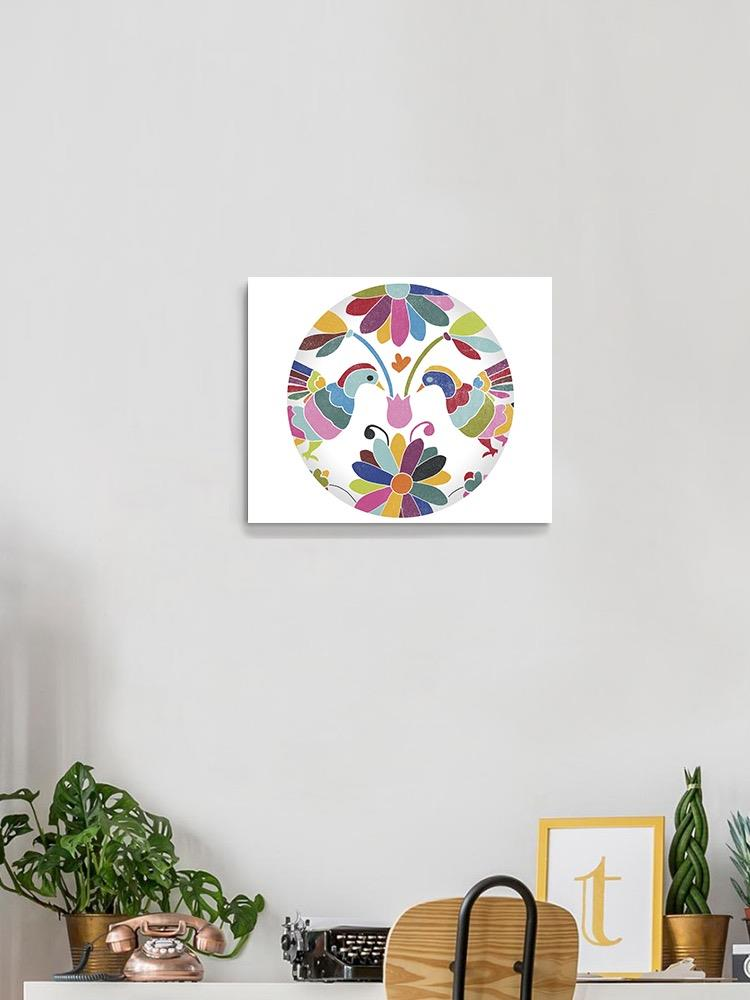 Folklorica Collection wall art by June Erica Vess, featuring vibrant folk-inspired design for home decor.