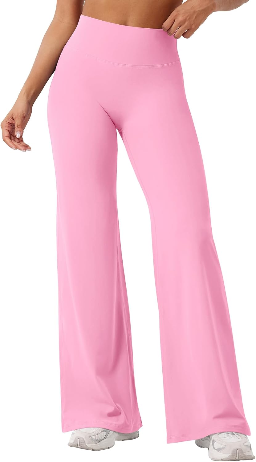 YEOREO Ease Workout Leggings Womens Straight Leggings Eddiy Gym Yoga Pants | 29"/31.5"/33"/35",No Front Seam,High Waist,Buttery,Booty Lifting,Wide Leg