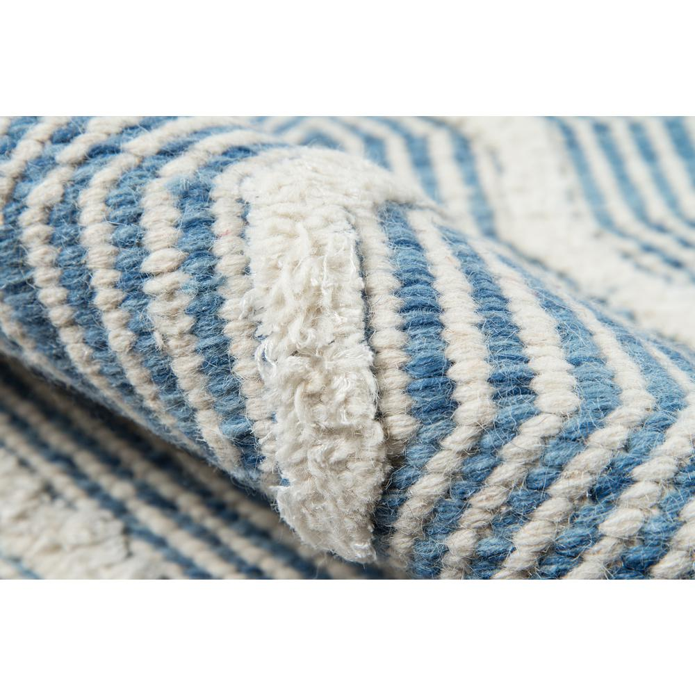 Blue contemporary rectangle area rug by Start2Finish, 3&