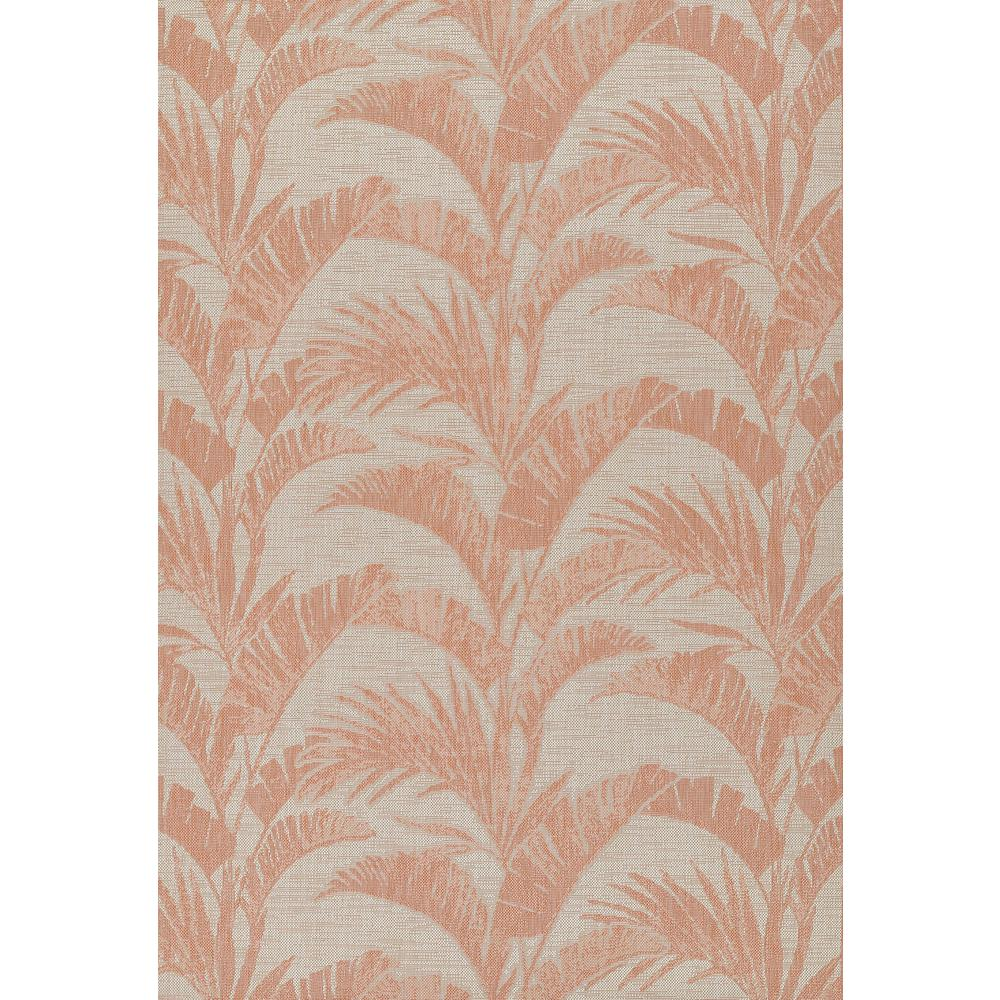 Start2Finish coral transitional rectangle area rug, 6&