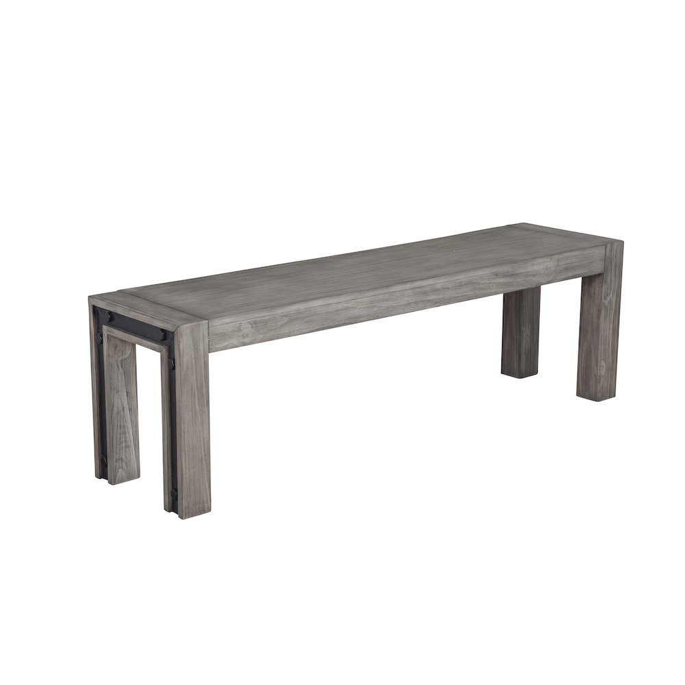 Start2Finish Fallon Bench, a modern wooden furniture piece with a sleek, minimalist design perfect for entryways or living rooms.