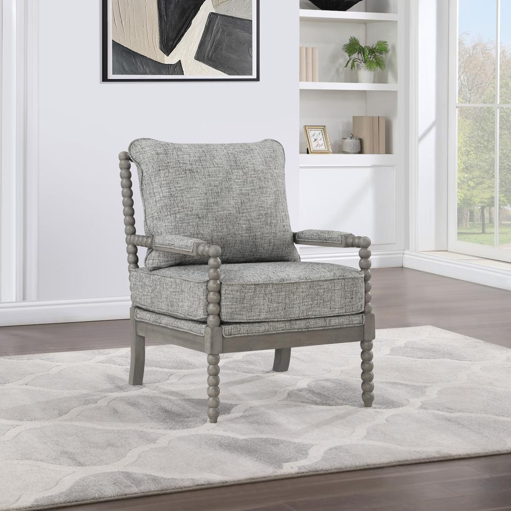 Start2Finish Abbott chair with padded seat and backrest, wooden frame, and armrests, suitable for office or casual seating.