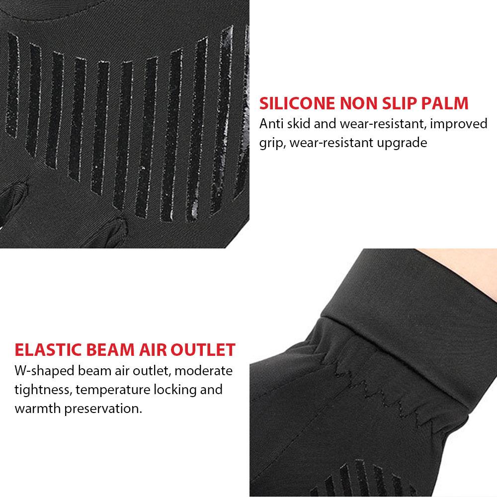 Pink Iolaus winter warm windproof gloves for men and women with touch screen fingertips, ideal for cycling and outdoor activities.