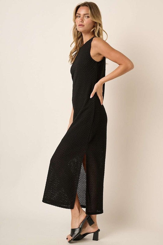 Jade Icarus Mittoshop sleeveless dress with round neckline and side slit, women&