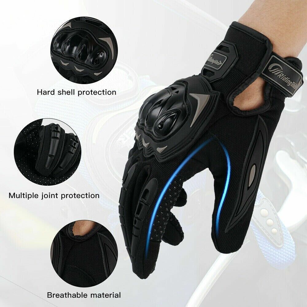 Puce Gaia full finger racing motorcycle motocross riding dirt bike gloves with protective design and breathable material.