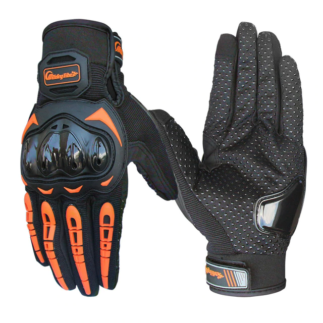 Puce Gaia full finger racing motorcycle motocross riding dirt bike tech accessories gloves with reinforced palms and breathable fabric