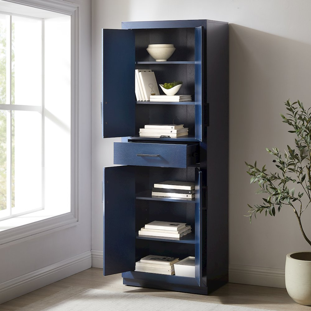 Start2Finish Isla kitchen storage pantry furniture with shelves and doors for organized kitchen and pantry storage.