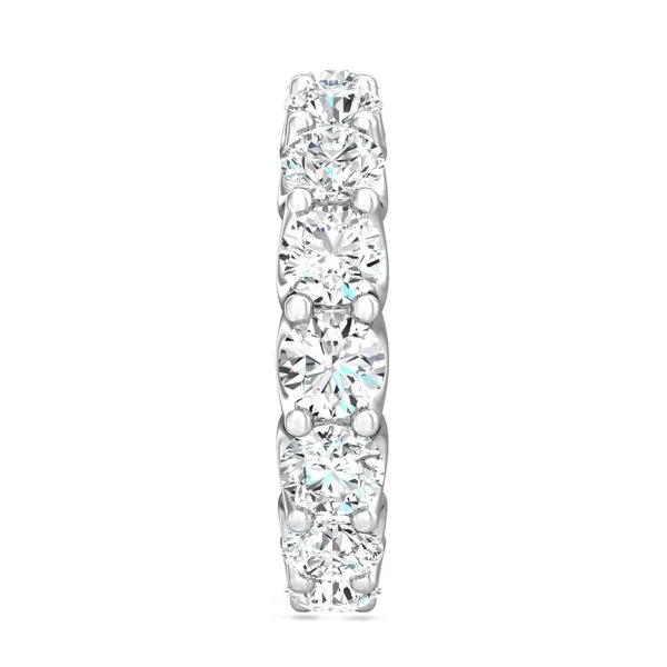 Start2Finish 4.00 CTW lab-grown diamond eternity band ring in U-prong setting with G/VS clarity in 14K white or yellow gold jewelry