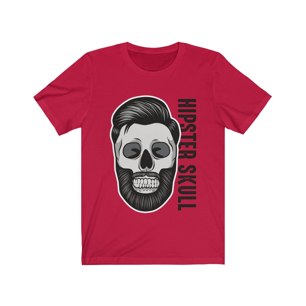 Plum Charlie hipster skull graphic T-shirt featuring pop culture design, casual fit, and bold skull print on soft fabric.