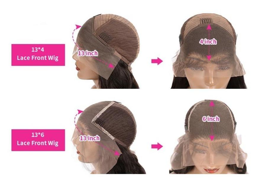 Cerise Alfie BeuMax Brazilian 13x4 natural wave lace front human hair wig with deep curly 360 lace frontal, preplucked, 30-inch length