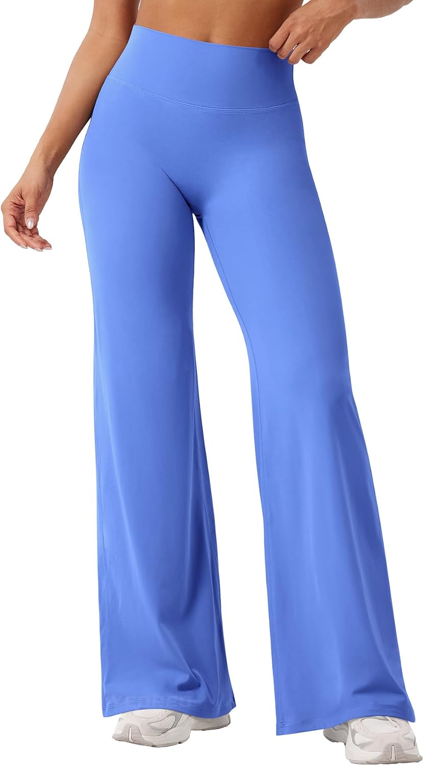 YEOREO Ease Workout Leggings Womens Straight Leggings Eddiy Gym Yoga Pants | 29"/31.5"/33"/35",No Front Seam,High Waist,Buttery,Booty Lifting,Wide Leg