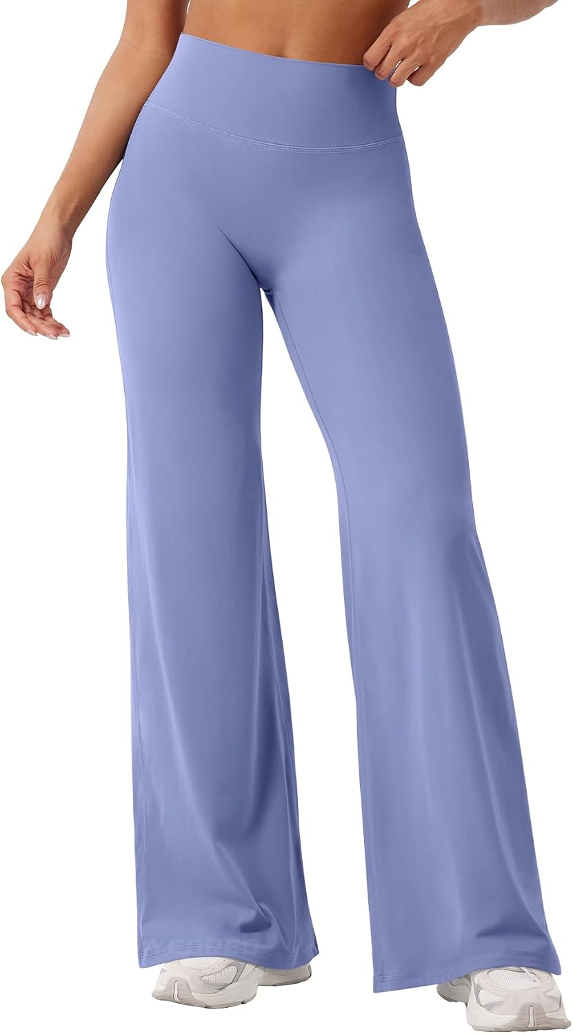 YEOREO Ease Workout Leggings Womens Straight Leggings Eddiy Gym Yoga Pants | 29"/31.5"/33"/35",No Front Seam,High Waist,Buttery,Booty Lifting,Wide Leg