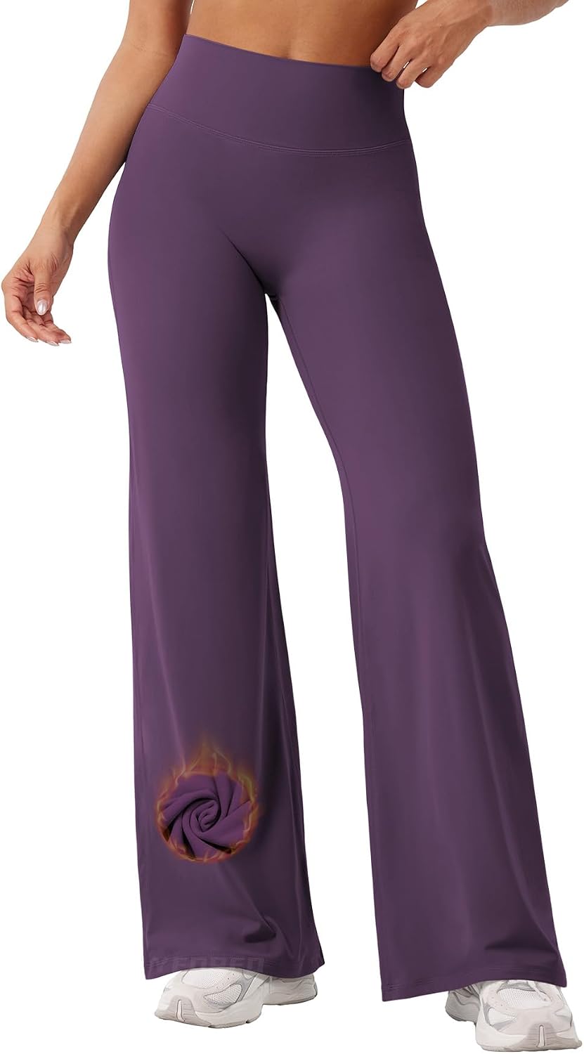 YEOREO Ease Workout Leggings Womens Straight Leggings Eddiy Gym Yoga Pants | 29"/31.5"/33"/35",No Front Seam,High Waist,Buttery,Booty Lifting,Wide Leg