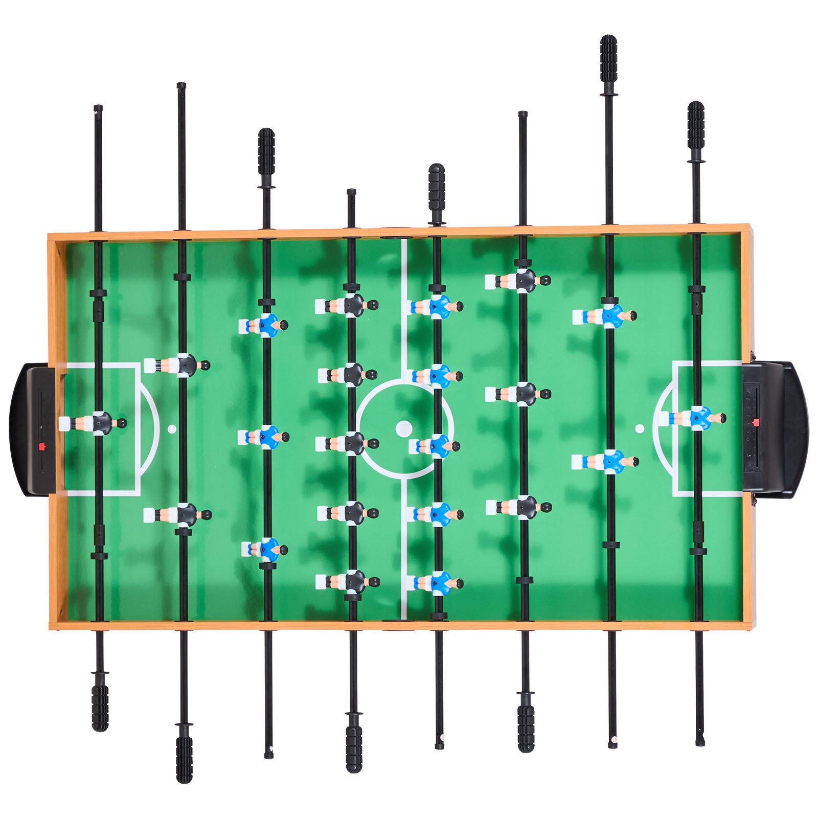 Start2Finish VEVOR folding foosball table, 42-inch indoor full-size soccer game table with 2 balls, durable furniture for home and game room.