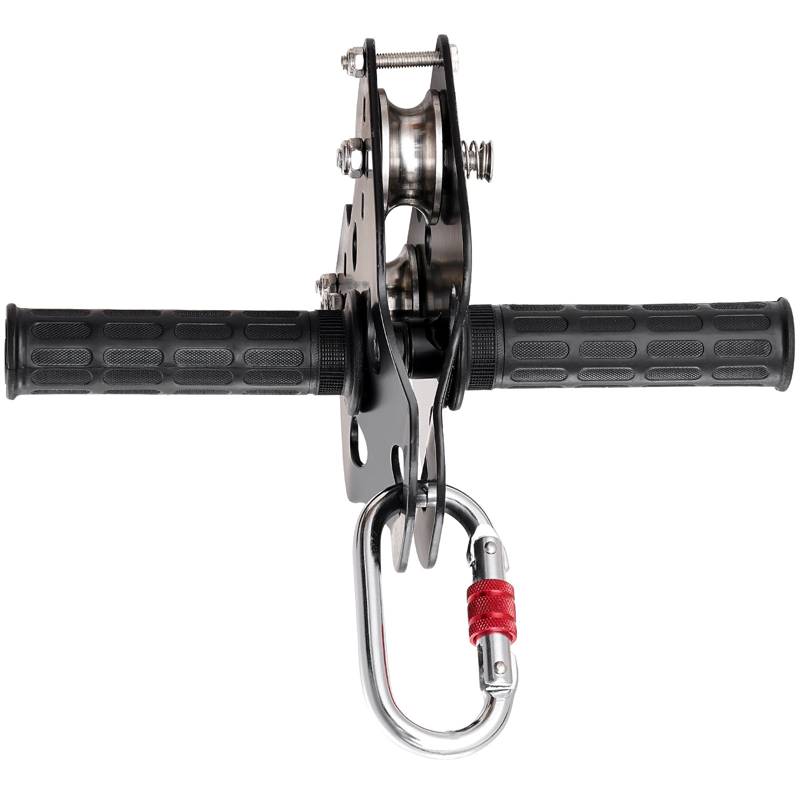 Start2Finish outdoor zipline kit for kids and adults with stainless steel cable, safety harness, seat, and spring brake for backyard fun.