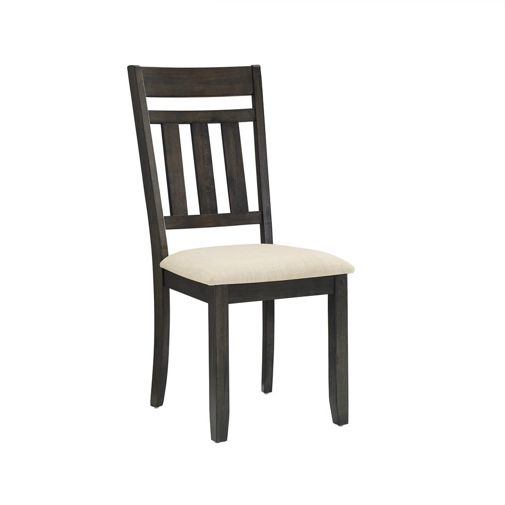 Start2Finish Hayden 2-piece slat back dining chair set featuring two wooden chairs with slat back design for dining room decor