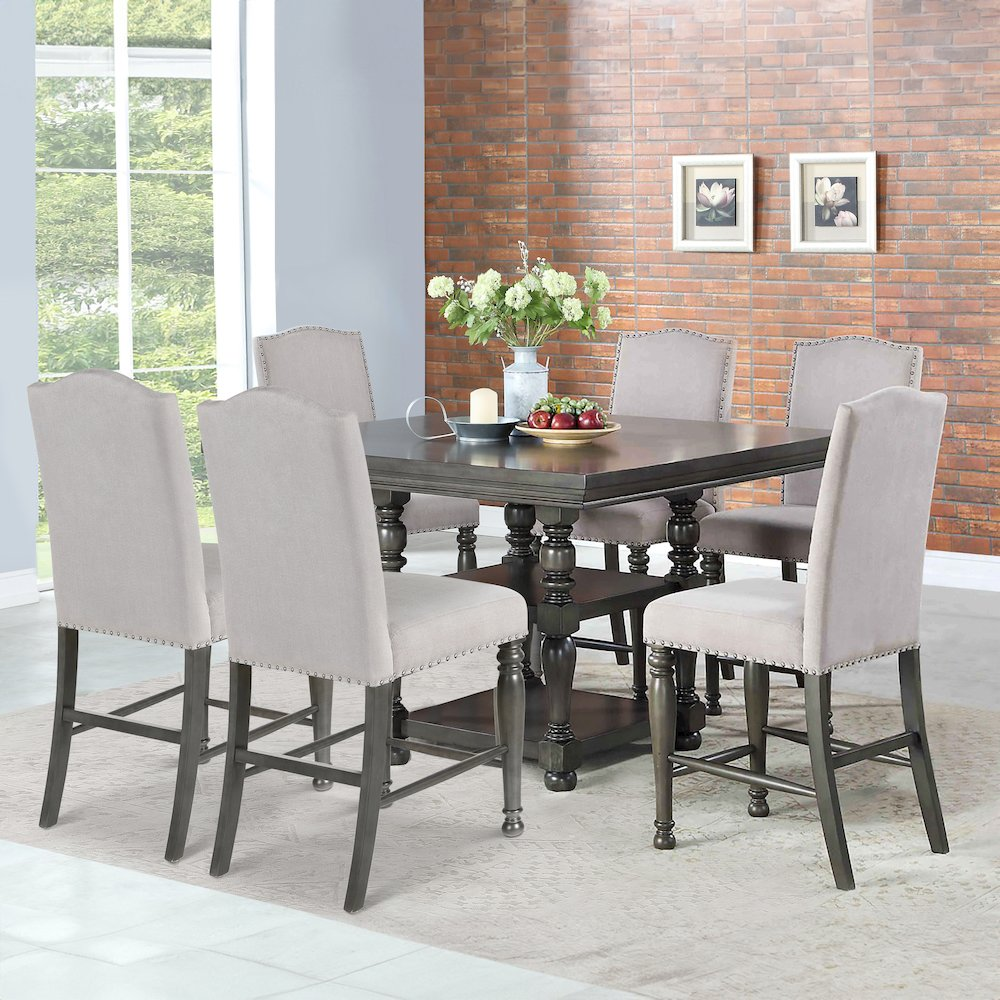Start2Finish Caswell 7-piece counter set includes mixing bowls, utensils, and measuring tools for kitchen prep.