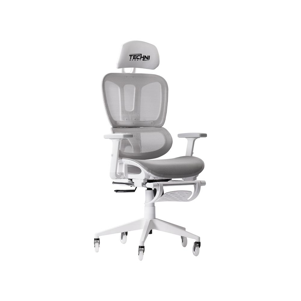 Start2Finish AIRFLEX2.0 white mesh gaming chair with ergonomic design and adjustable features, showcasing the modern furniture style.