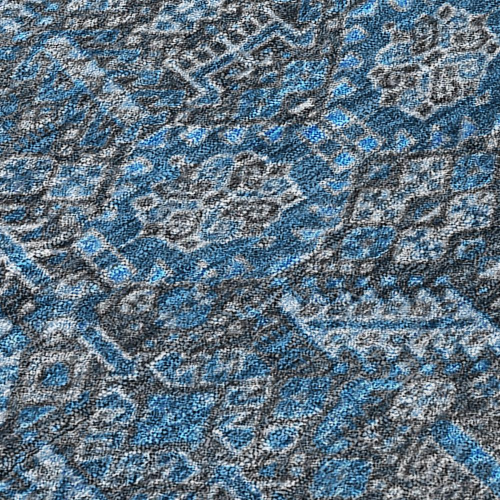 Start2Finish Chantille ACN574 blue 9x12 rug with intricate pattern, showcasing soft woven texture and vibrant color for home decor.
