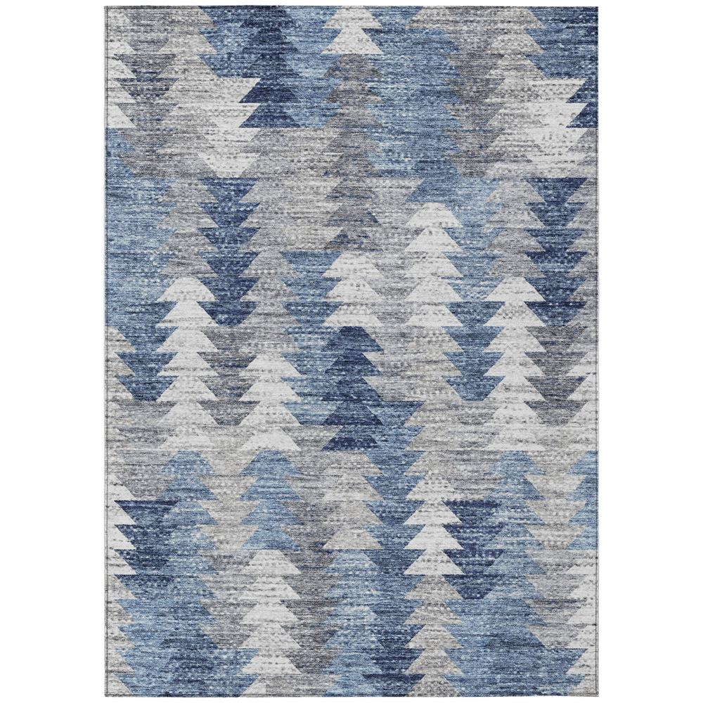 Start2Finish Chantille ACN632 blue rug, 10x14 feet, with a soft, textured design perfect for living rooms or bedrooms.