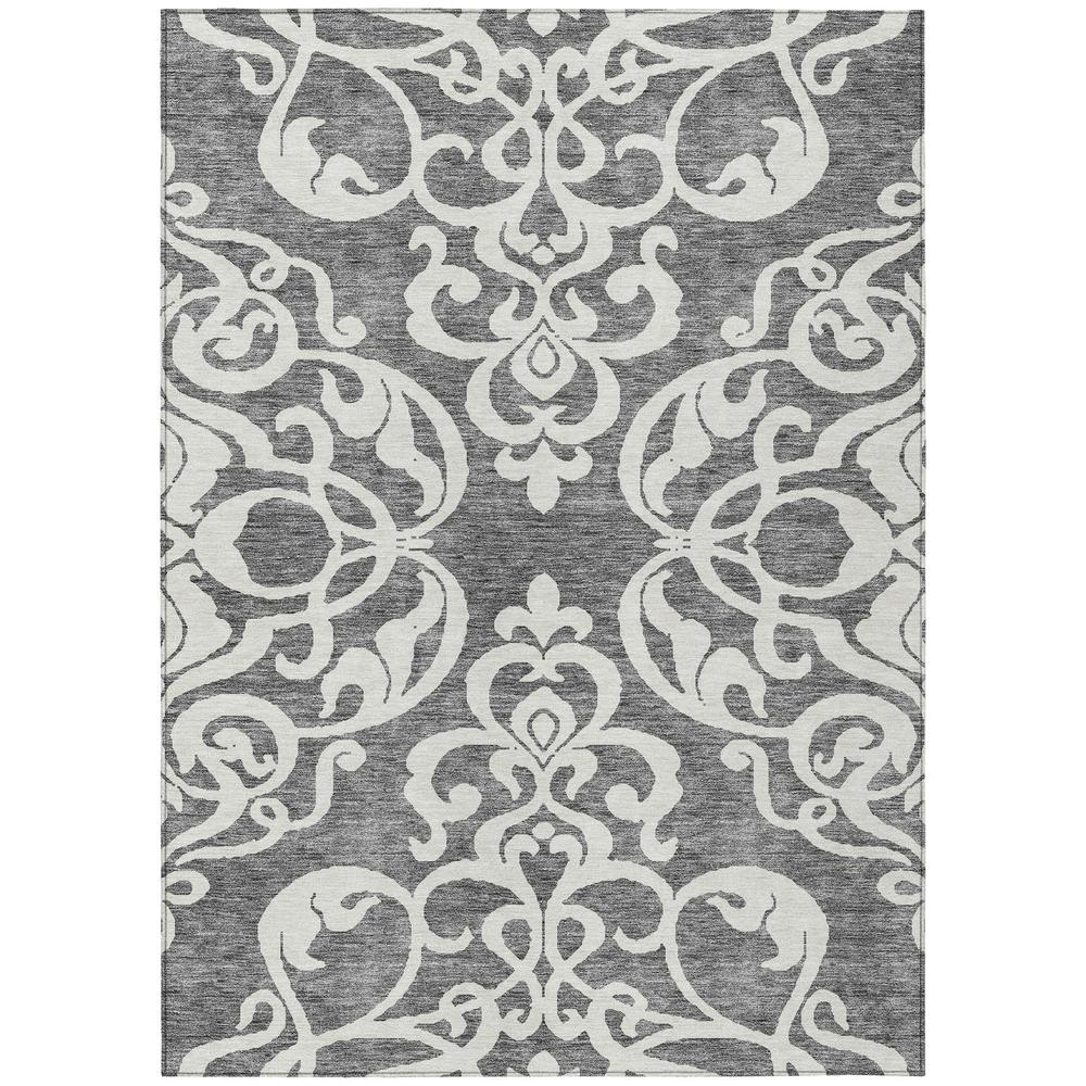 Gray Chantille ACN973 9x12 rug by Start2Finish with intricate pattern and soft texture, ideal for living rooms or bedrooms.