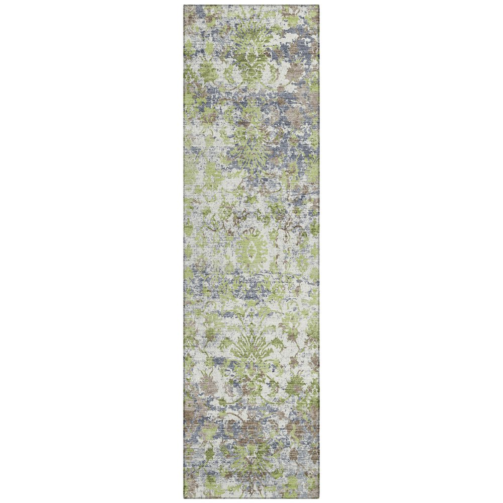 Start2Finish aloe-colored indoor/outdoor chantille rug, 2&