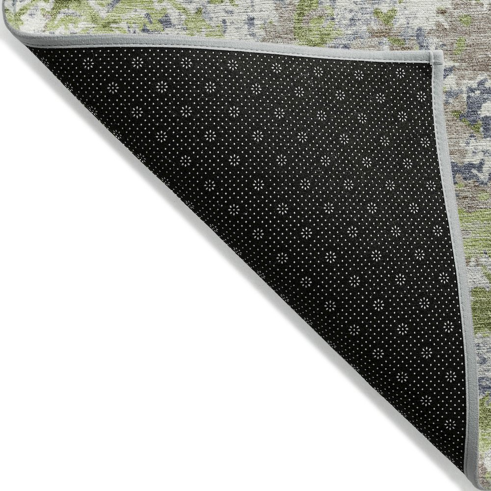 Machine washable indoor/outdoor Chantille Aloe runner rug by Start2Finish, 2&