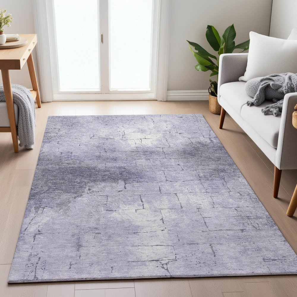 Start2Finish lavender indoor/outdoor Chantille ACN2215 rug, 5&