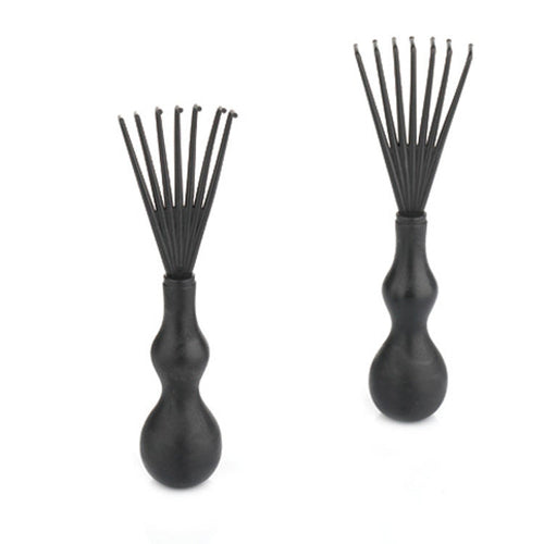 CJDropshipping anti-knot hairbrush for women, detangling brush with ergonomic handle and flexible bristles for smooth hair.