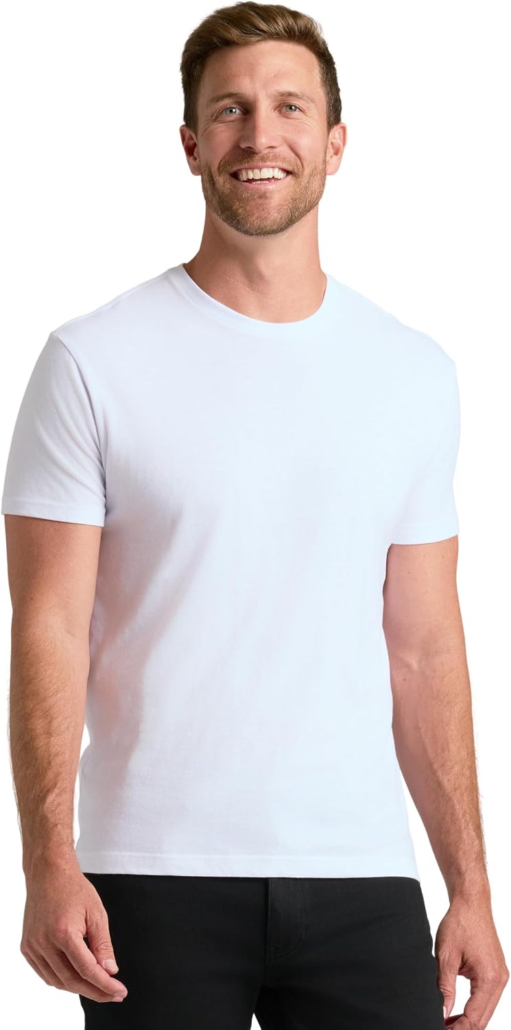 True Classic Mens T-Shirts – Short Sleeve Crew Neck T Shirts for Man, Cotton Blend Plain Novelty Men&