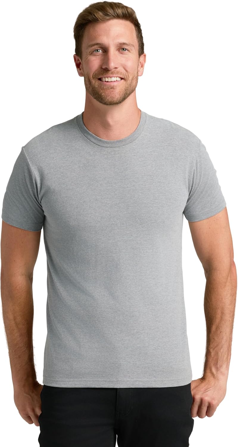 True Classic Mens T-Shirts – Short Sleeve Crew Neck T Shirts for Man, Cotton Blend Plain Novelty Men&