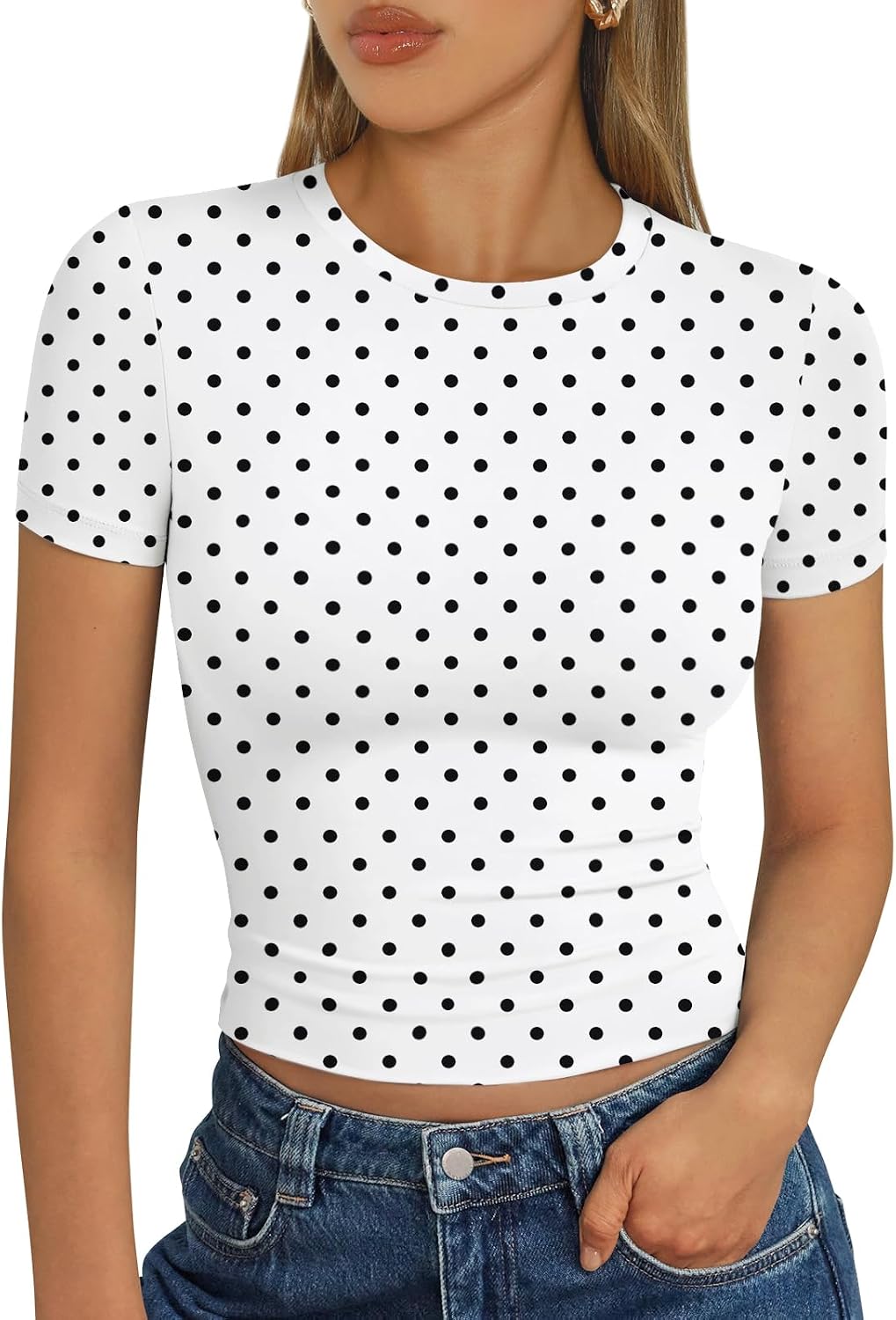 Trendy Queen Womens Short Sleeve T Shirt Buttery Soft Summer Tops Basic Tees