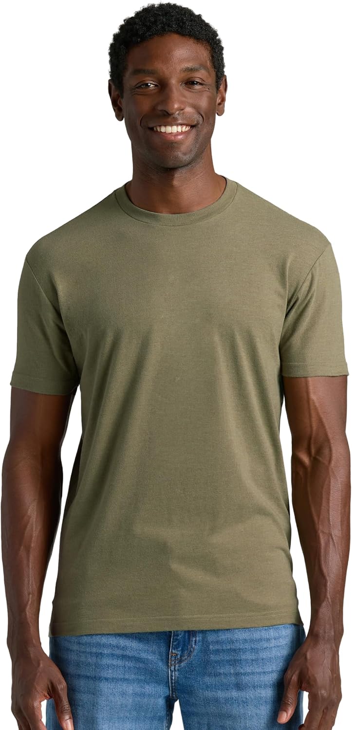 True Classic Mens T-Shirts – Short Sleeve Crew Neck T Shirts for Man, Cotton Blend Plain Novelty Men&