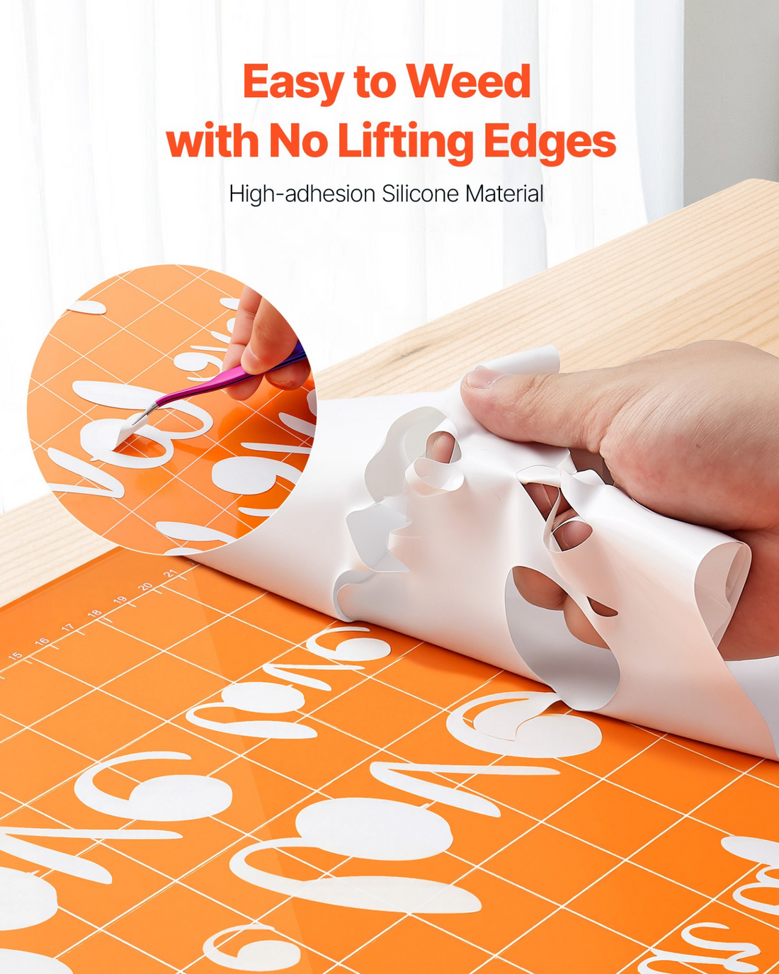 Assorted colors VEVOR heat transfer vinyl bundle for crafts, with accessories, compatible with cutting machines and T-shirt projects.